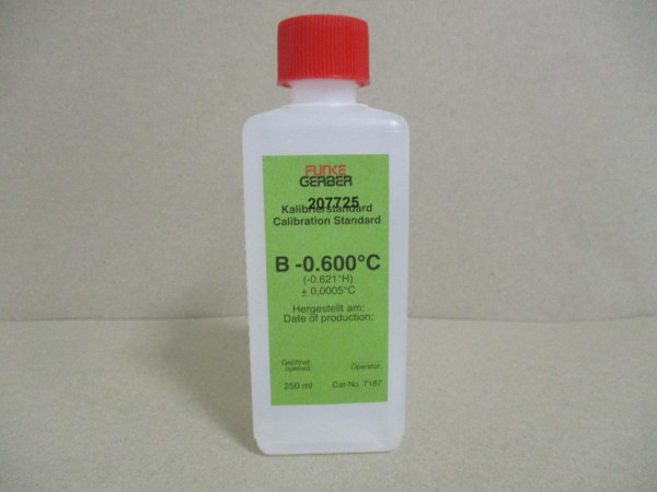 Standard de calibrage „B“-0,600 °C, 250 ml en bouteille PE