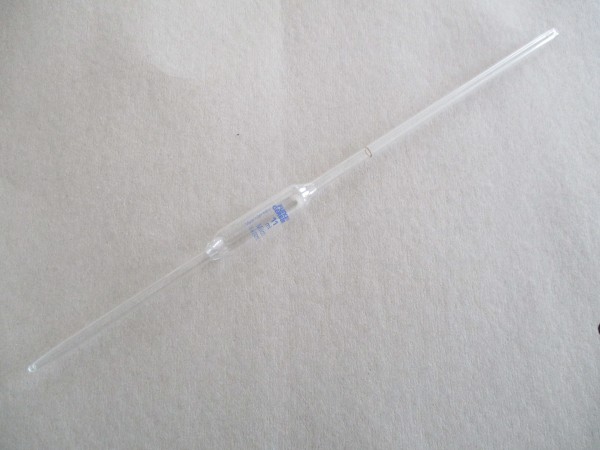 Pipettes volumétriques (à marquage à bague) 11 ml, lait