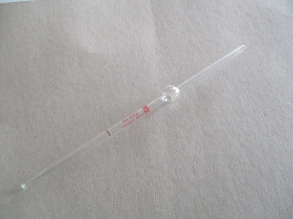 Pipettes volumétriques (à marquage à bague) 1 ml, alcool amylique