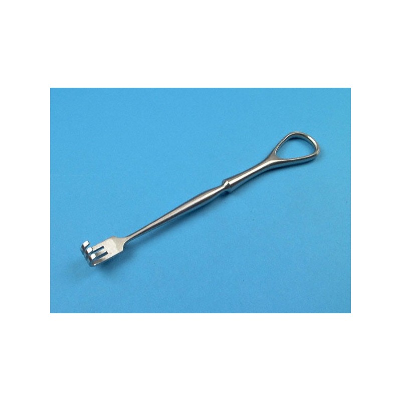 Ecarteur Volkmann, mousse, avec 3 dents, 21 cm