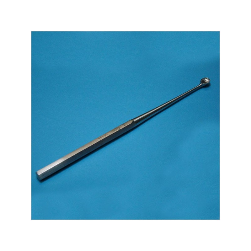 Curette à Os de Volkmann, monobloc, 28 cm, dia. 12 mm