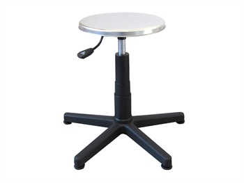 TABOURET - siège inox, sur pieds