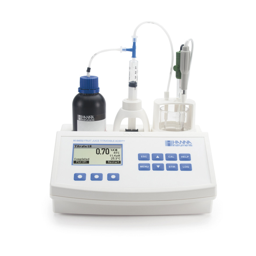 Mini-titreur automatique pour l'analyse des jus de fruits