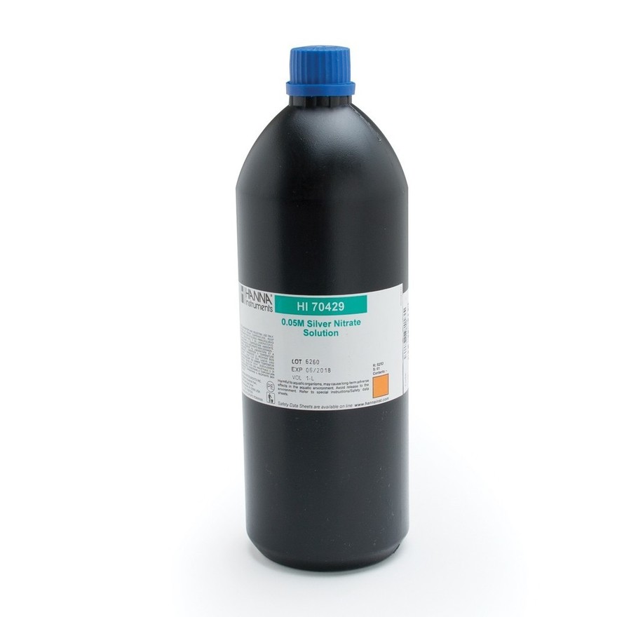 Nitrate d'argent AgNO3, 0,05 M, 1L