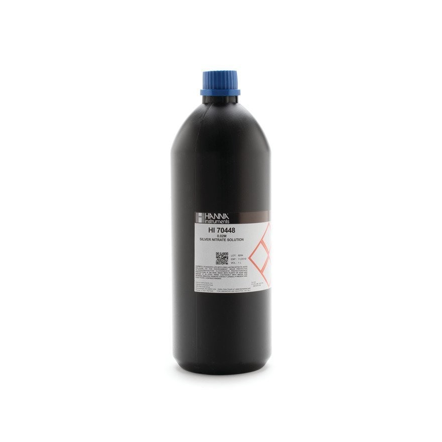 Nitrate d'argent NaNO3, 0,02 M, 1 L