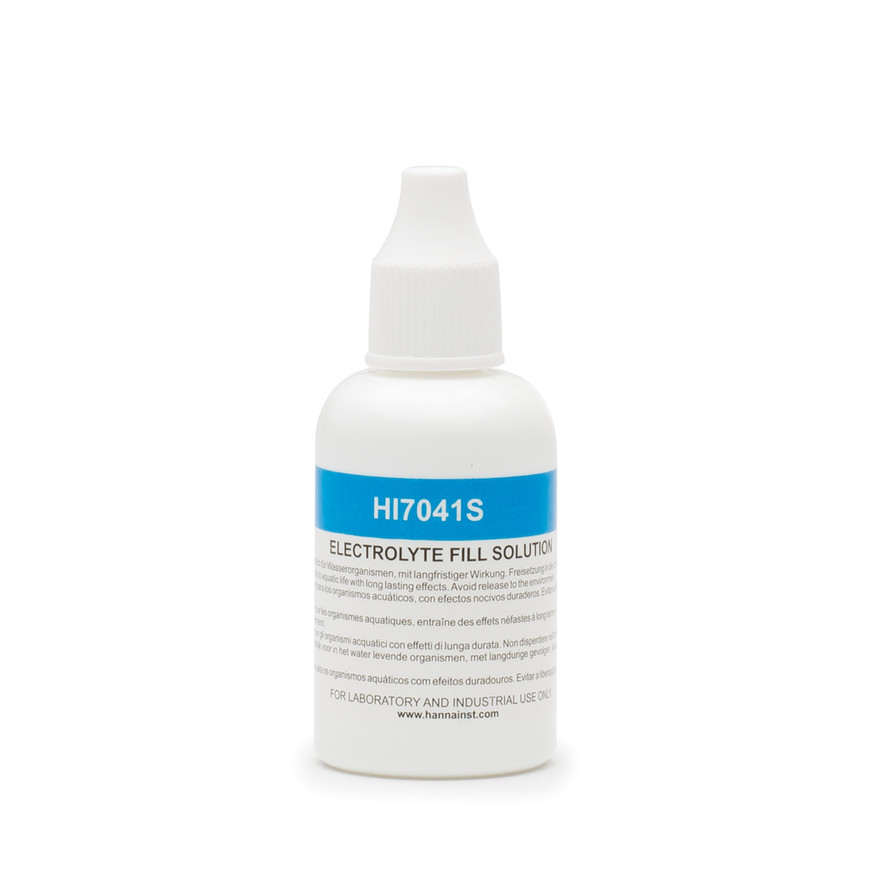 Solution électrolyte pour sonde oxygène polarographique, flacon 30 mL