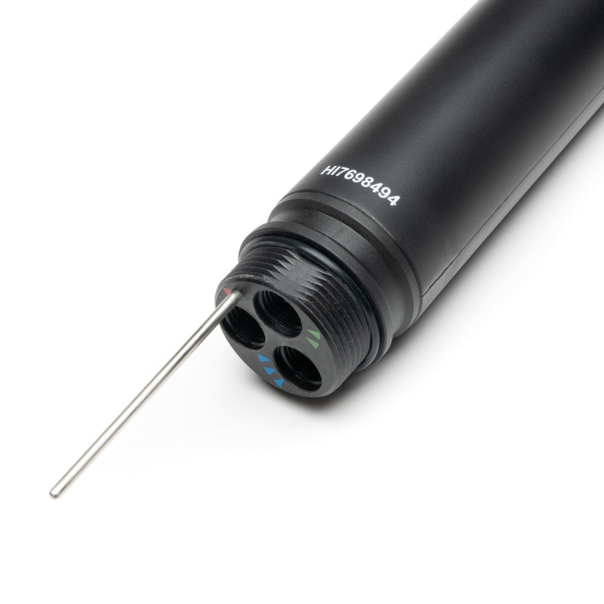 Sonde multiparamètre (pH/EC/OPDO) pour HI98494, câble 4 m (livré sans capteurs)