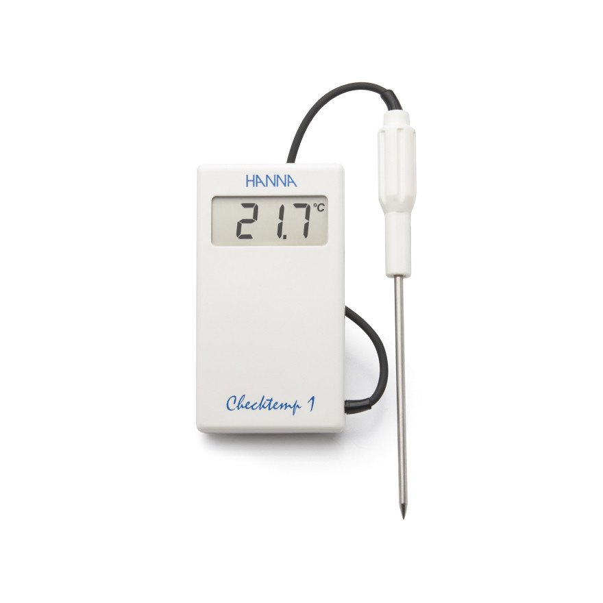 Thermomètre de précision avec sonde déportée Checktemp®1, câble 1 m, conforme EN13485