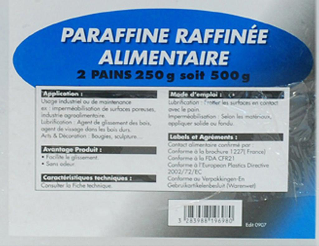 PARRAFINE 2 pains de 250 gr