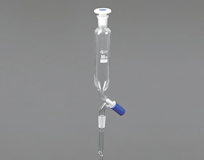 Ampoule cylindrique robinet valve en PTFE bouchon PP