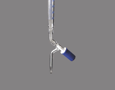 Burette Mohr AS PTFE Rotaflow, boîte de Schellbach