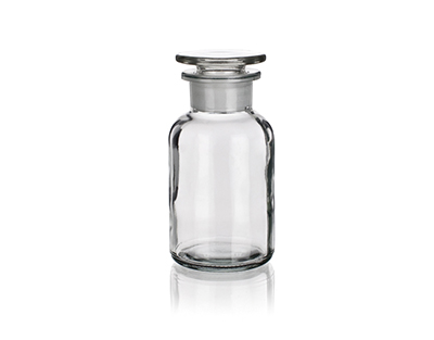 Flacon Trans. boîte de Verre boîte de Étroit fond Rond., 500 ml