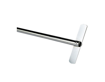 Tige d'agitation droit, 6X40 cm, inox.