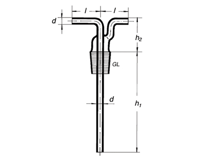 Tête pour flacon laveur, 29/32, Simax