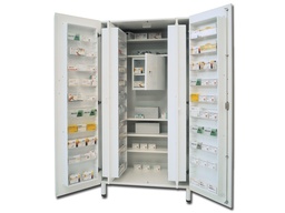 [27944] ARMOIRE À PHARMACIE bilaminée blanche