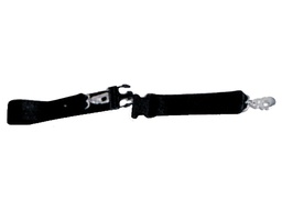 [34011] CEINTURE 2 MORCEAUX - fermeture en plastique - noire