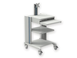 [27887] PRO CART - 2 shelves, keyboard, monitor support