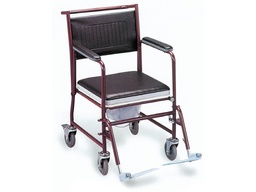 COMMODE WHEELCHAIR with castors