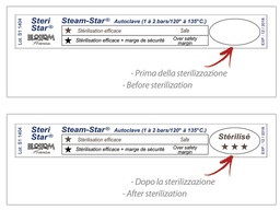 [35849] INDICATEUR «STEAM STAR» - autoclave - boîte de 1000