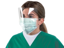 [25652] MASQUE CHIRURGICAL MASKOP - avec visière enveloppante et élastiques auriculaires, filtration &gt;99%, conformément à EN 14683:2019+AC:2019 - boîte de 50