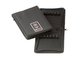 [25745] MINI VIALS BAG - black nylon zip