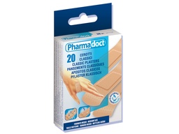 [25300] PHARMADOCT PANSEMENTS CLASSIQUES 7x2 cm - caisse de 12 boîtes de 20