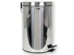 [27986] POUBELLE 12 l à pédale - acier inox