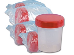 [25962] URINE CONTAINER 120 ml - cleanroom ISO 8 - box of 250