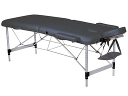 TABLE DE MASSAGE EN ALUMINIUM À 2 SECTIONS