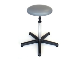 [27952] STOOL - padded seat with foot - grey