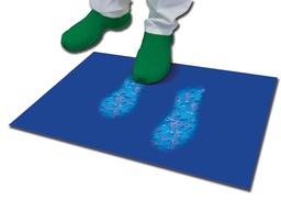 DECONTAMINATING MAT 45x90 cm - 30 layers - blue - box of 5