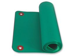 [47080] EXERCISE MAT WITH HANG RINGS 180x60xh1.6 cm - green