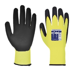 Gant PU Vis-Tex coupure D - Jaune/Noir