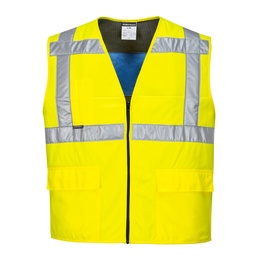 Gilet HV rafraîchissant - Jaune