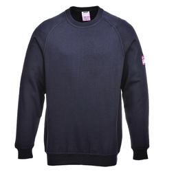 sweet shirt retardateur de flamme &amp; Antistatique Sweat-shirt manches longues - Marine