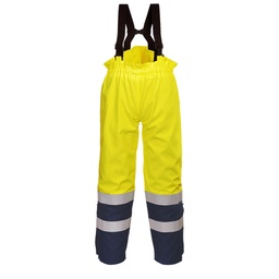 Pantalon bizflame multi normes arc électrique et haute visibilité - Jaune/Marine