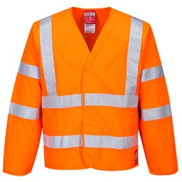 Gilet HV ML Antistatique - Résistante à la flamme - Orange