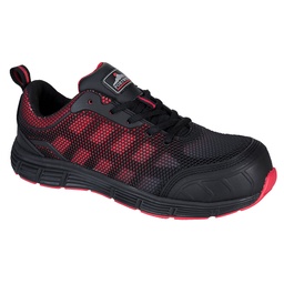 Chaussure Basse Compositelite Ogwen S1P - Noir/Rouge