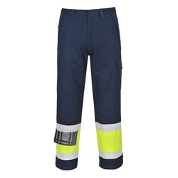 Pantalon Hi-Vis MODAFLAME - Standard - Jaune/Marine