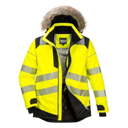 Parka d'hiver haute visibilité PW3 - Jaune/Noir