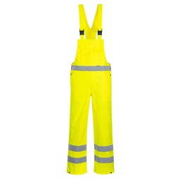 Hi-Vis Bib &amp; Brace - Unlined - Jaune