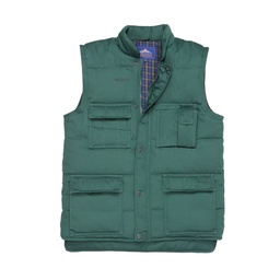 Gilet Shetland - Vert bouteille