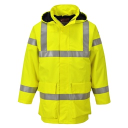 Veste de pluie hi-vis multi lite Bizflame - Jaune