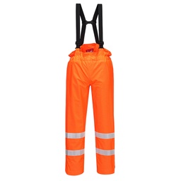 Pantalon Bizflame Rain non doublé Hi-Vis Antistatique FR - Orange