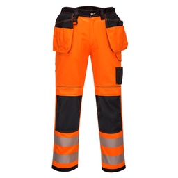 Pantalon HV PW3 poches flottantes - Standard - Orange/Noir