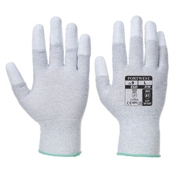 Gant Vending Fingertip antistatique enduit PU - Gris