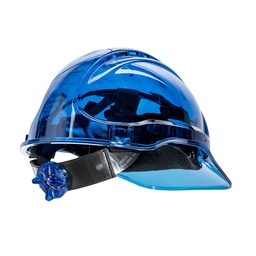 [PV60BLU] Casque ventilé Peak View à crémaillère - Bleu