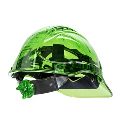 [PV60GNR] Casque ventilé Peak View à crémaillère - Vert