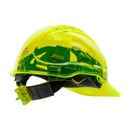 [PV60YER] Casque ventilé Peak View à crémaillère - Jaune