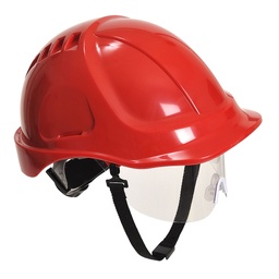 [PW54RER] Casque à visiere Endurance Plus visor - Rouge